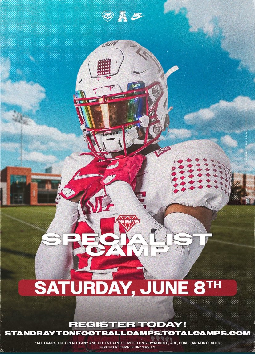Thank you @CoachJohnFisher for the invite can’t wait to check out temple!!