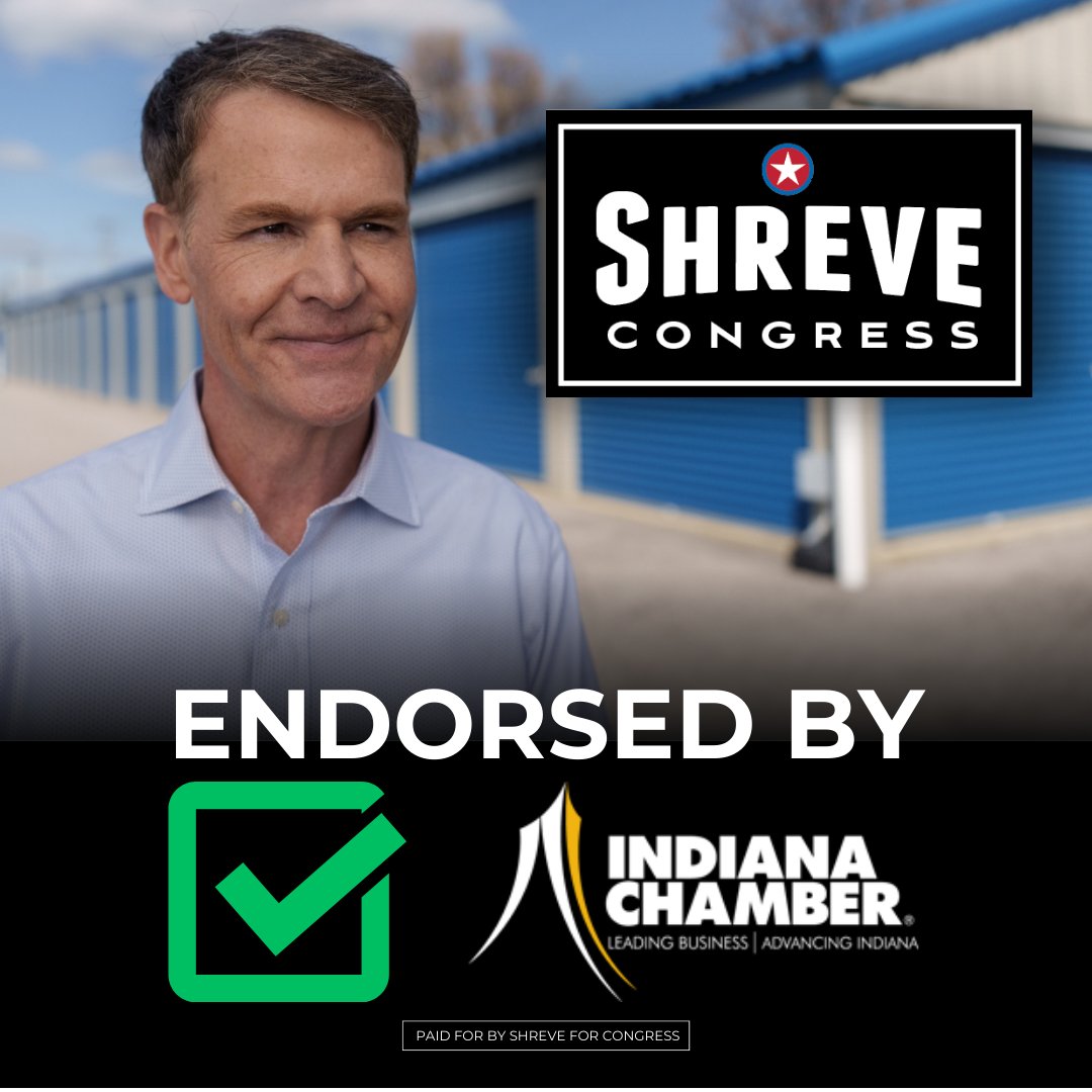Proud to receive the endorsement of the @IndianaChamber as the candidate best prepared to cut reckless spending, control inflation, reduce prices, cut red tape and unleash American energy independence.