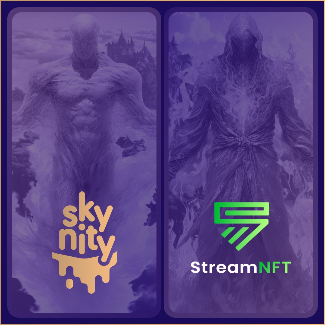 🎉 Exciting News! #SkyNity and #StreamNFT have joined forces in an epic partnership! 🤝 🌐 Explore StreamNFT: streamnft.tech Together, we’re revolutionizing the gaming landscape. 🎮🌟 Stay tuned for more updates! 🚀🔥 #Web3Gaming #Partnership