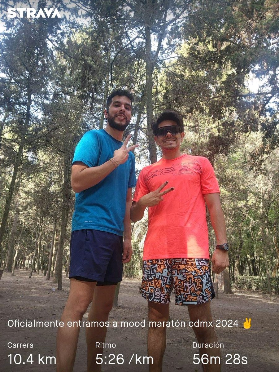 omar_warrior_'s tweet photo. Echa un vistazo a mi actividad en Strava: https://t.co/QgJWaw97D2
Oficialmente entramos a mood maratón cdmx 2024 ✌️
@manulira07
#runningcommunity #runningtime #runningday #runningboys #runningterritory #runningworld #runningcdmx #RunnersFriends https://t.co/8uaVpM9QDO