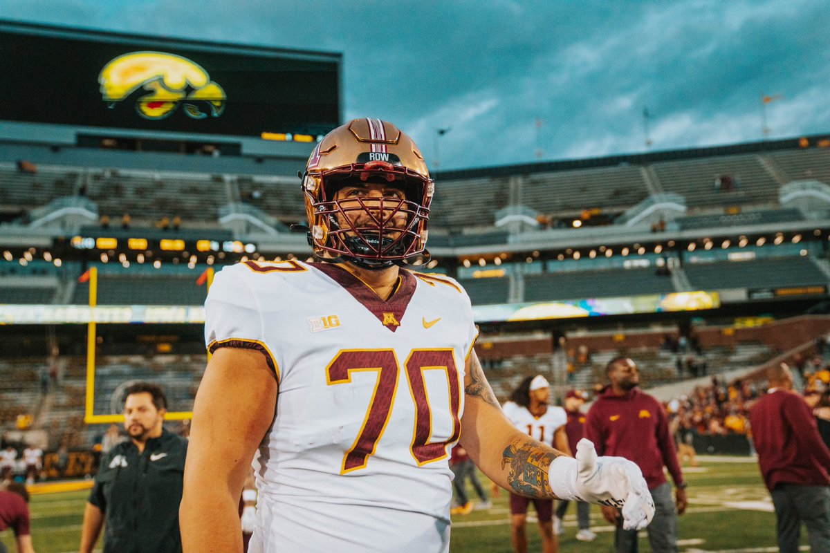 I want thank the University of Minnesota coaching staff for giving me an opportunity and also thank my teammates for the past 2 years. After talks with my family I would like to announce I will be entering my name into the transfer portal with 3 years of eligibility.