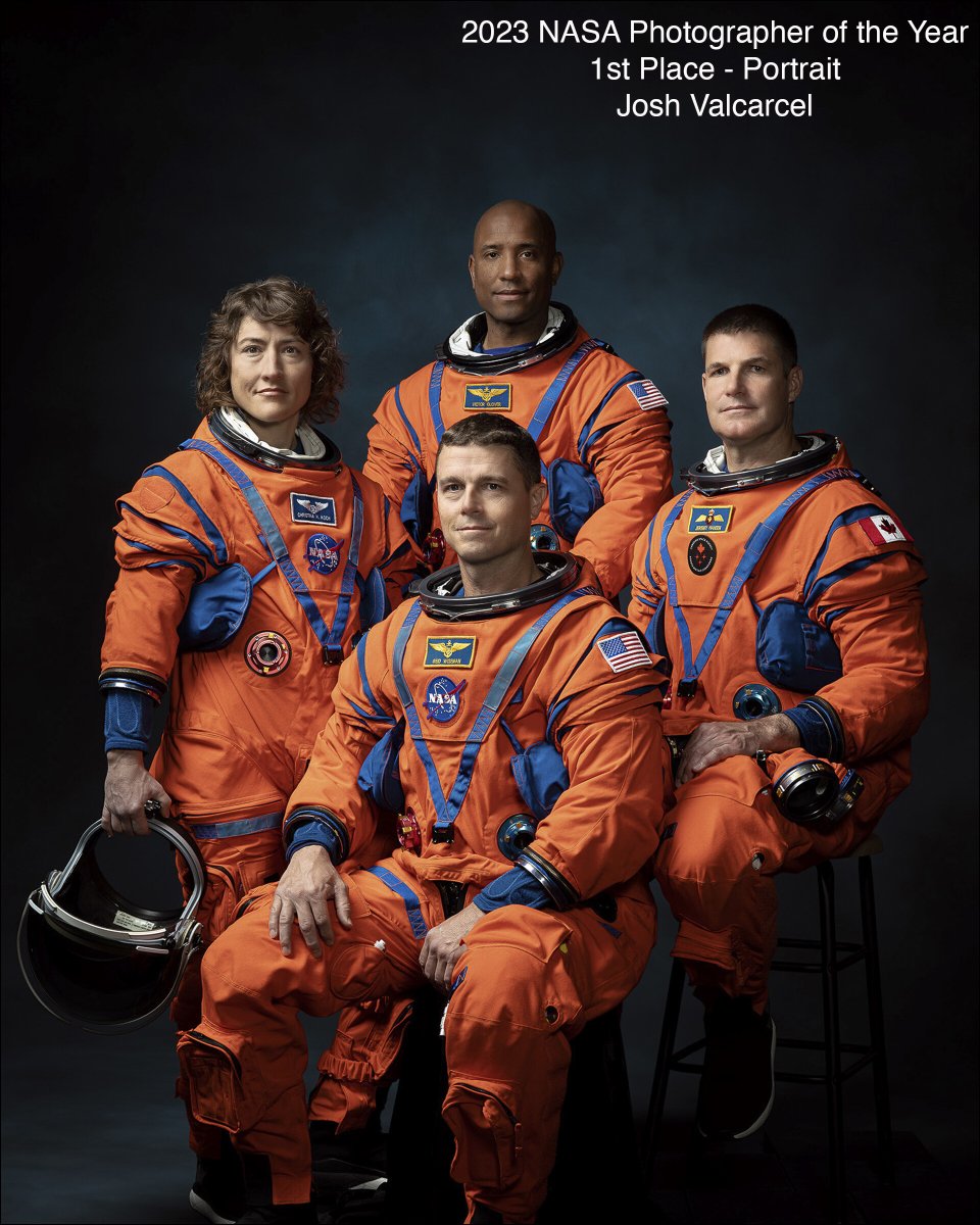 nasahqphoto's tweet photo. Congratulations to the first place winners of NASA's sixth annual "Photographer of the Year" awards - Documentation: Kenny Allen, Portrait: Josh Valcarcel, People: Jim Ross, and Places: Robert Markowitz.  📷: https://t.co/IZQQdxu5u7 https://t.co/6SHxPku4PS