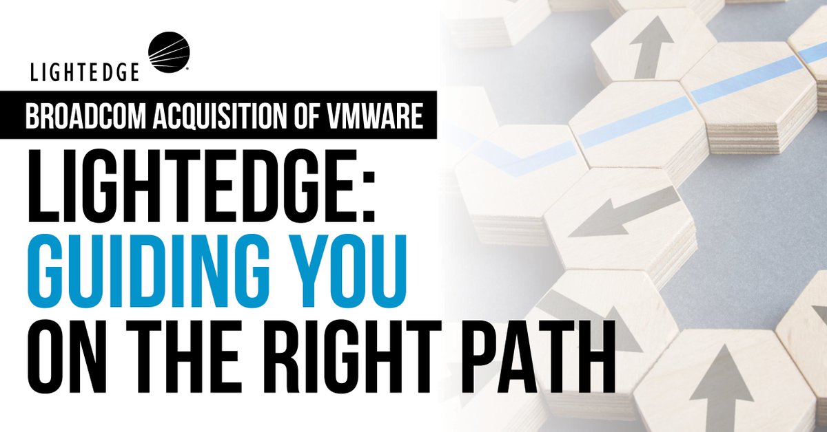 Let LightEdge guide you through the Broadcom changes. We understand the challenges you're facing, from licensing changes to support disruptions. Learn more how we'll navigate this together: ow.ly/J0OY50Rh9UF #Broadcom #VMware #CloudComputing #MSP #LightEdge