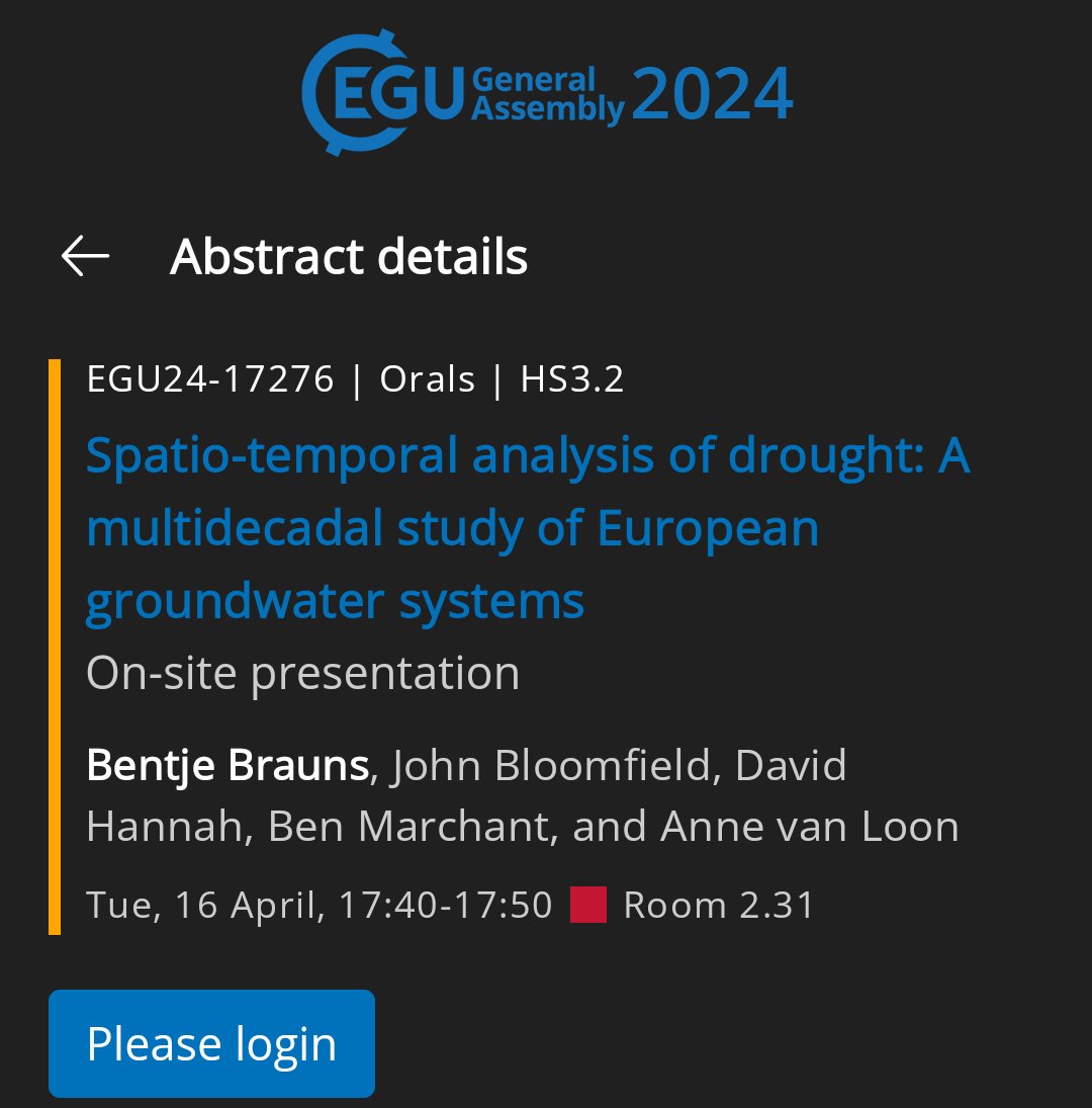 The European Groundwater Drought Initiative (@gdi_europe) on Twitter photo Looking forward to present some of our project updates this afternoon at <a href="/EuroGeosciences/">European Geosciences Union</a> Looking forward to present some of our project updates this afternoon at <a href="/EuroGeosciences/">European Geosciences Union</a>
