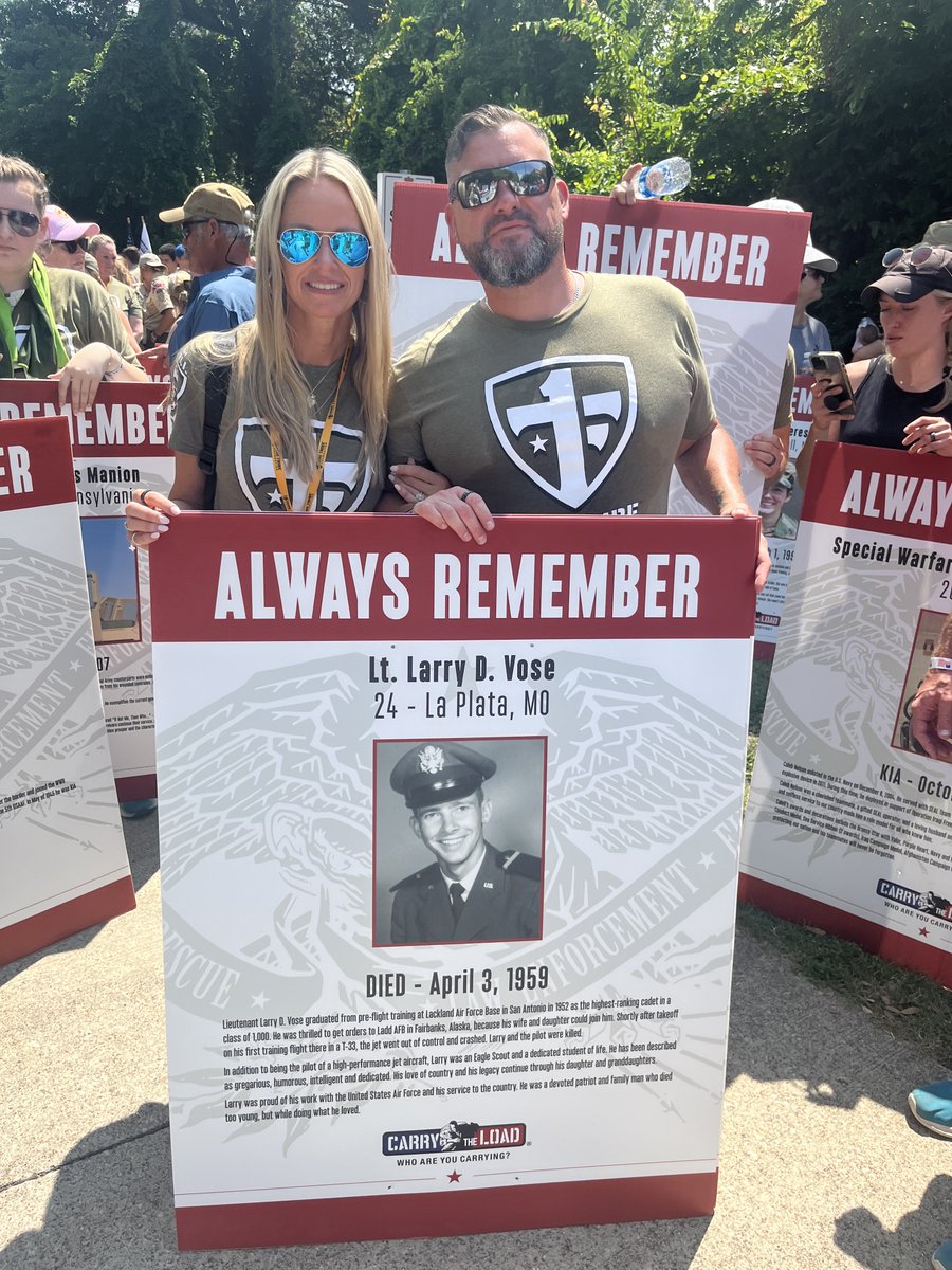 Who are YOU carrying this #MemorialMay? Join the TR1BE at @CarryTheLoad 2024 and help us honor and remember those who paid the ultimate sacrifice for our freedom. Sign up here: participate.carrytheload.org/goto/OTF22kill…
#OneTr1be #CarryTheLoad #MemorialDay