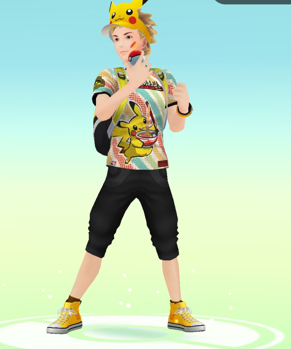 Last OOTD before the Avatar Update: World Championships 2023 Pikachu ⚡️(Male version) #PokemonGO #PokemonGOApp #PokemonGOFriends #Niantic #pokemon #Pikachu #WorldChampionships #OOTD