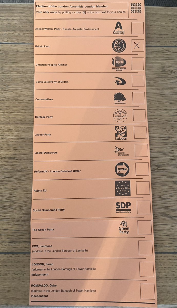Postal votes incoming 🚀🗳️ Vote #BritainFirst #LondonElects