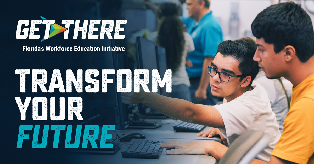With Career, Technical and Adult Education, you can earn a credential in an in-demand industry, often in one year or less. Real-world experience will help you know what you want. Learn more at GetThereFL.com. #GetThereFL