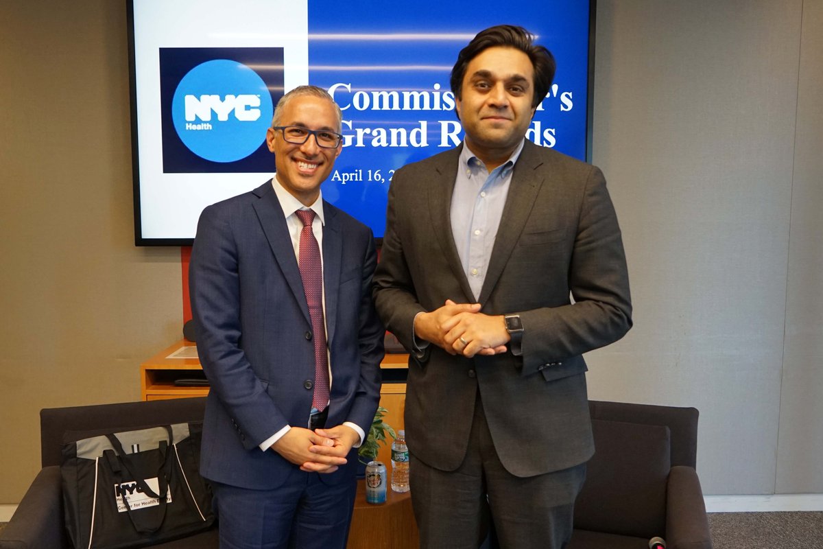 Thanks to @DanielEDawes, SVP of Global Health @MeharryMedical for speaking at our Commissioner's Grand Rounds! We had an insightful discussion about advancing health equity, political determinants & how health agencies can continue to develop innovative & equitable policies.