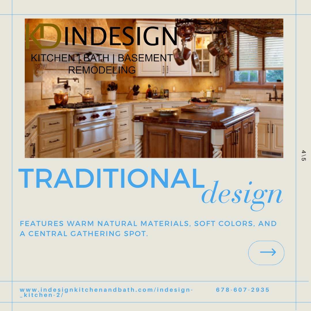 There is not a standard template for a traditional kitchen renovation– your personal style should be reflected in the details, from cabinet doors with natural wood grain to the flooring and tile selected by you. 

#kitchenremodeling #traditionalkitchendesign