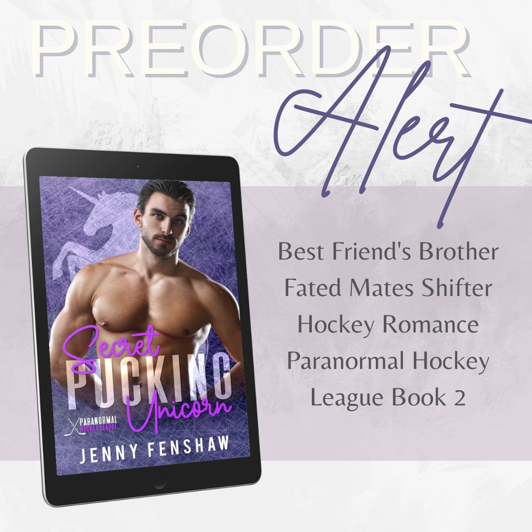 ✩ HOT New Preorder! ✩ Secret Pucking Unicorn by #JennyFenshaw is coming 06.05 #shifter #shifterromance #sportsromance #pnr #bookloversunite #bookish #jennyfenshawauthor #dsbookpromotions Hosted by @DS_Promotions1 books2read.com/Secret-Pucking…