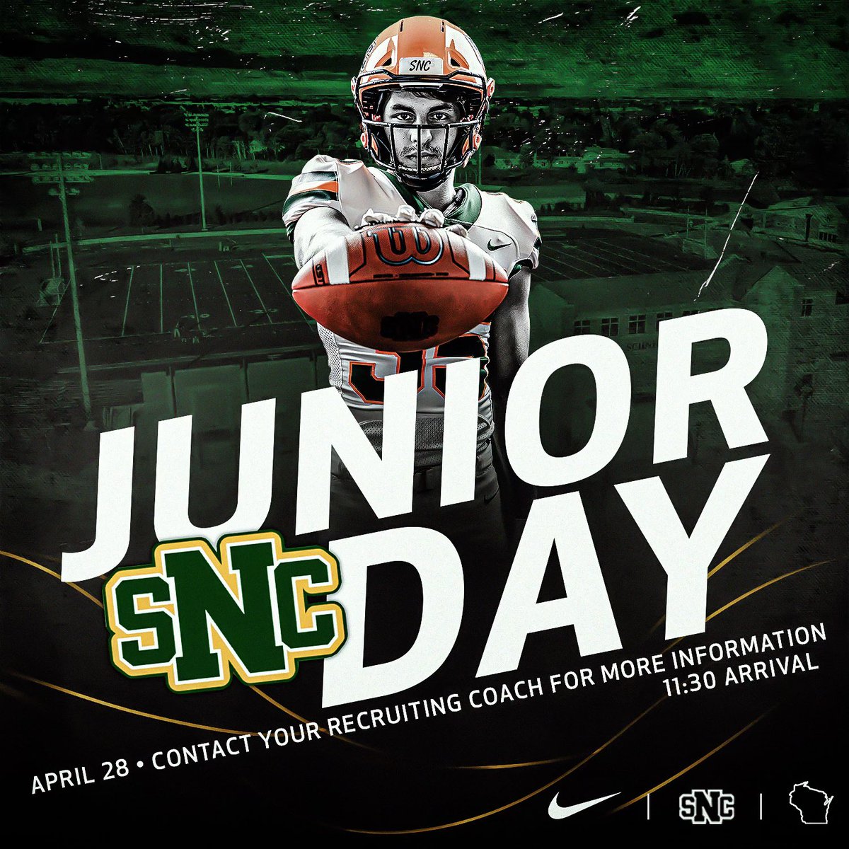 MckadeNaus's tweet photo. Thank you to @kapfootball for the Junior day invite! I am looking forward to seeing the campus and learning more about the @SNCfootball program! @Coach_Yos @CoachSco355 @CHSFootball100 @CoachSaboFIST https://t.co/moSCK9D0Rv