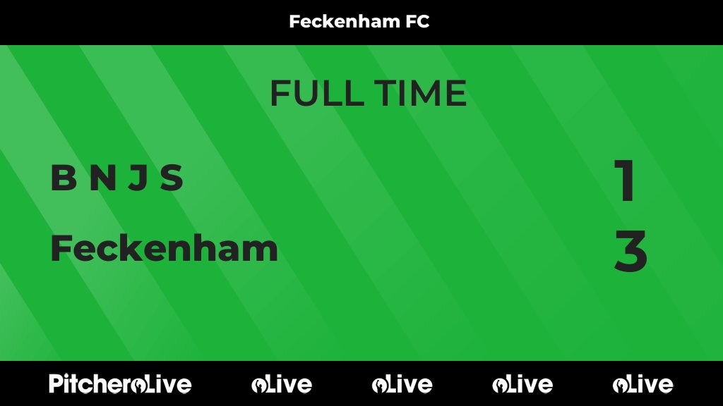 FULL TIME: B N J S 1 - 3 Feckenham #BNJFEC #Pitchero pitchero.com/clubs/feckenha…