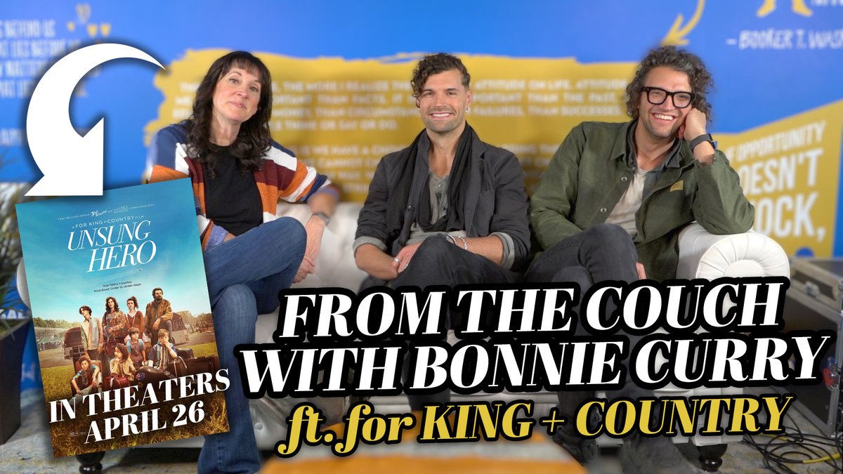 Get your POPCORN ready! 🍿 @4kingandcountry spent some time #FromTheCouch w/ @BonnieOnAir to talk about their @unsungheromovie in theaters April 26th 👉 youtu.be/Esw3T6SnPG4 🎥 Tune into #KLTY for songs from #ForKingAndCountry 👉 KLTY.com/listenlive 🎧 💕 #UnsungHeroMovie