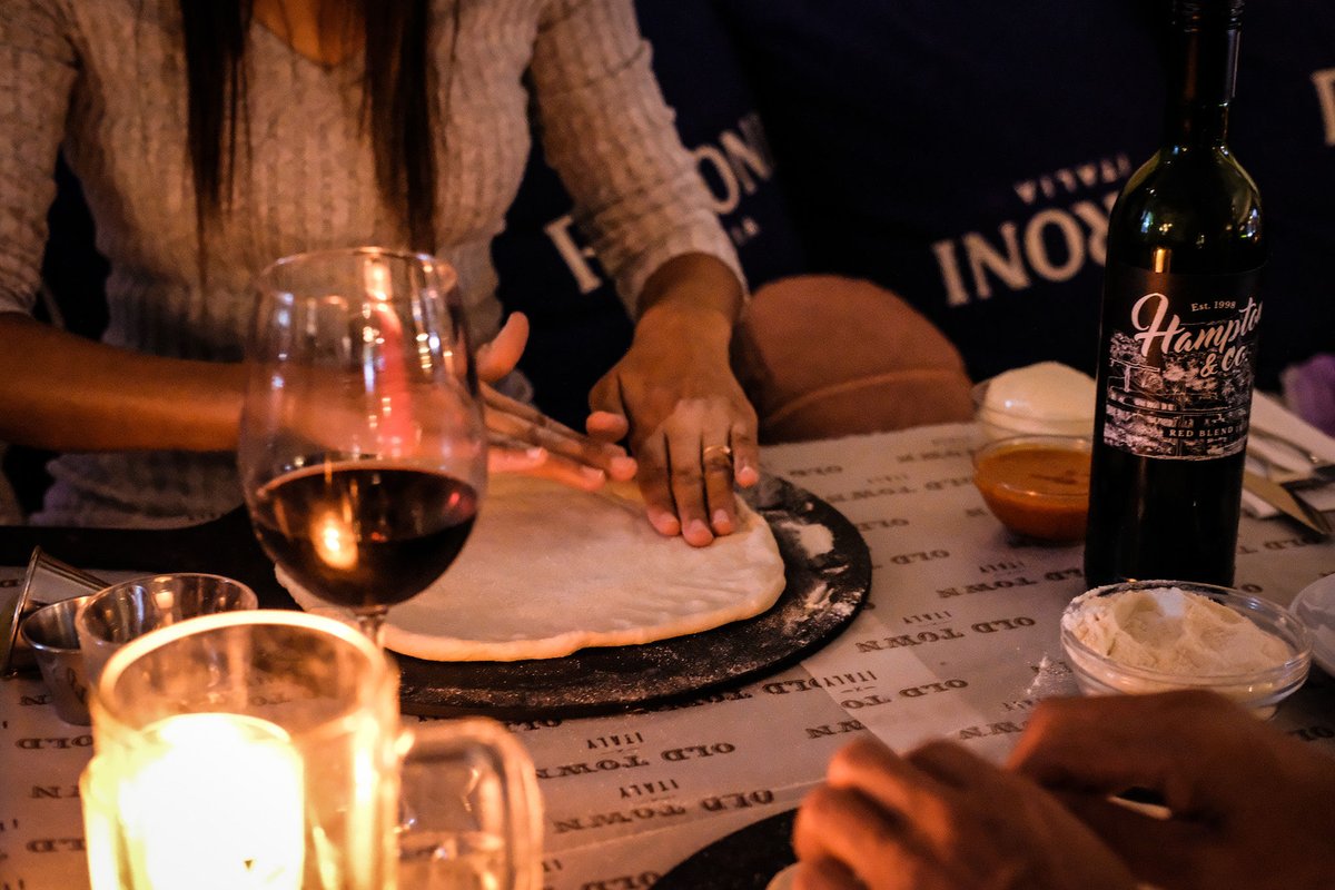 FoodBlogCT's tweet photo. The perfect date night at #OldTownItaly - book your spots now at #HighConstantia to join the fun. https://t.co/PIcffhNjFY