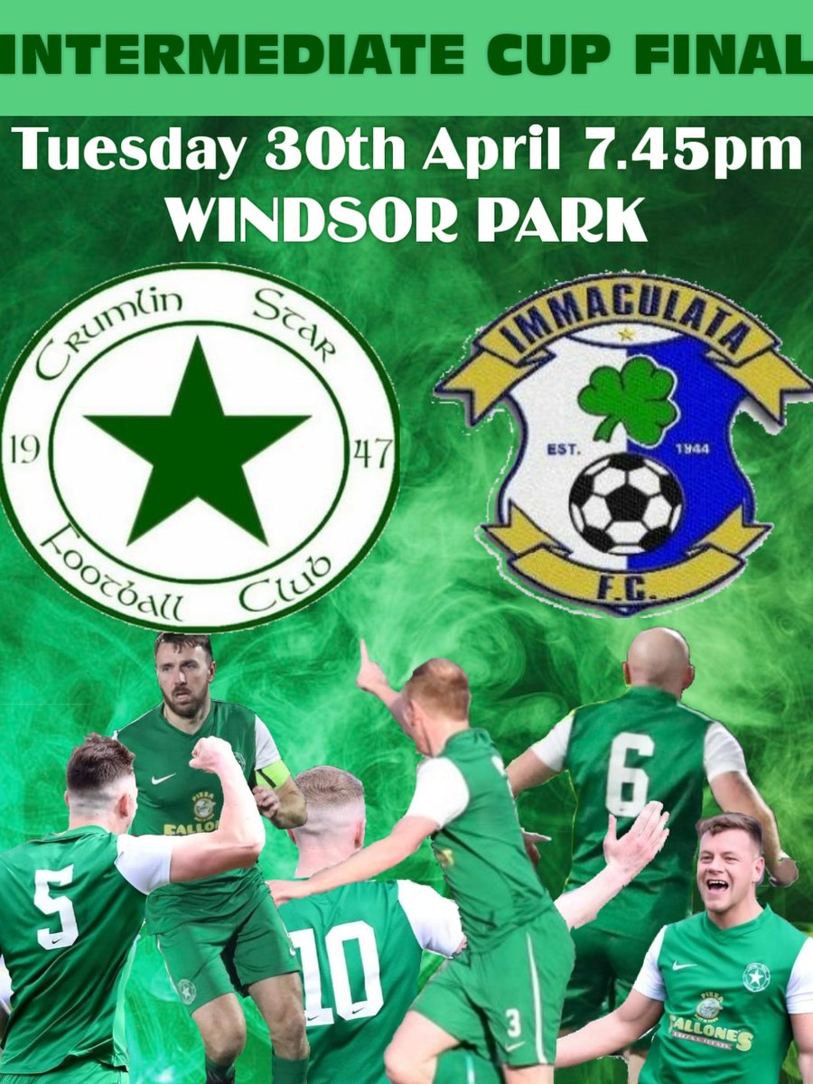 CrumlinStarFC's tweet photo. https://t.co/KNTOhC9LVR
Folks the above link can be used to purchase tickets for the Intermediate Cup Final which will be a ticket only event.
Click on 'Ticket Type' to purchase Concession Tickets
๐๏ธTickets are priced at ยฃ7 Adults & ยฃ3 Concession
#WeAreCrumlinStar๐โญ https://t.co/vcSV06WMqv