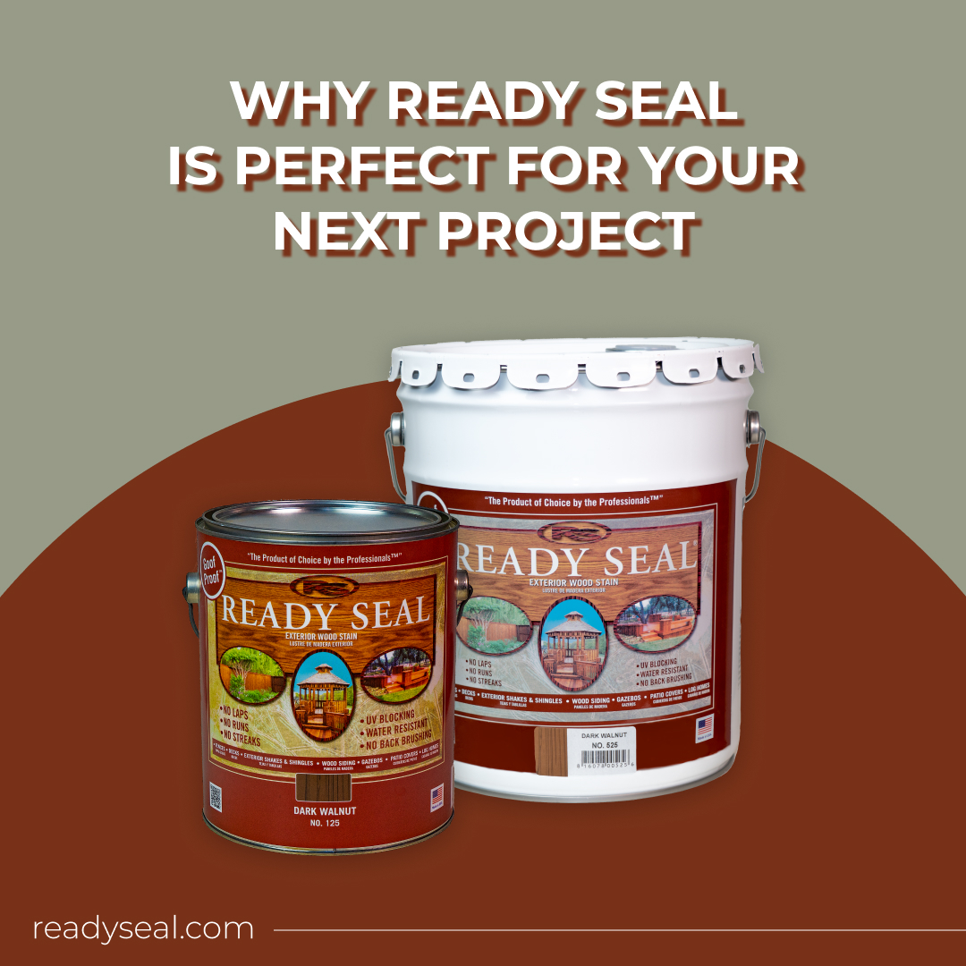 ✅ Easy application 
✅ Low maintenance
✅ Semi-transparent
✅ 8 different stain colors
✅ Sprayed, rolled, or brushed
✅ No chipping, cracking, or peeling

Need we say more? Order your #ReadySeal samples today: bit.ly/3HjIrGn

#WoodStain #Homeowners
