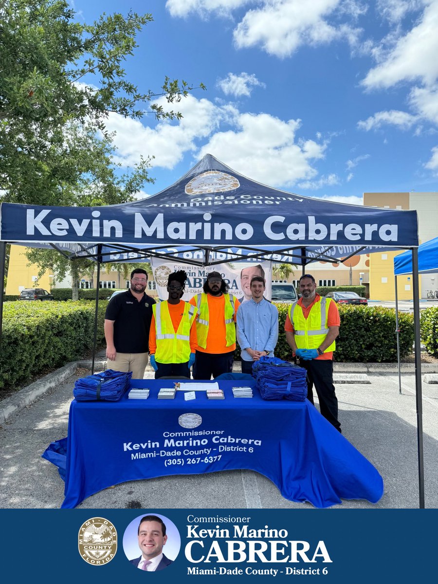 AmbCabrera's tweet photo. ♻️⚠️ #TeamCabrera is helping you detox your homes today along with the City of @MiamiSpringsFL and @miamidadeswm 

You can still come by the Miami Springs Community Center Parking Lot till 7 P.M. where you can safely get rid of oil-based paints, pesticides, electronics, and more for free! Check the attached for accepted items. Let's work together to keep Miami-Dade clean and green!

#FlaPol #DadeFirst
