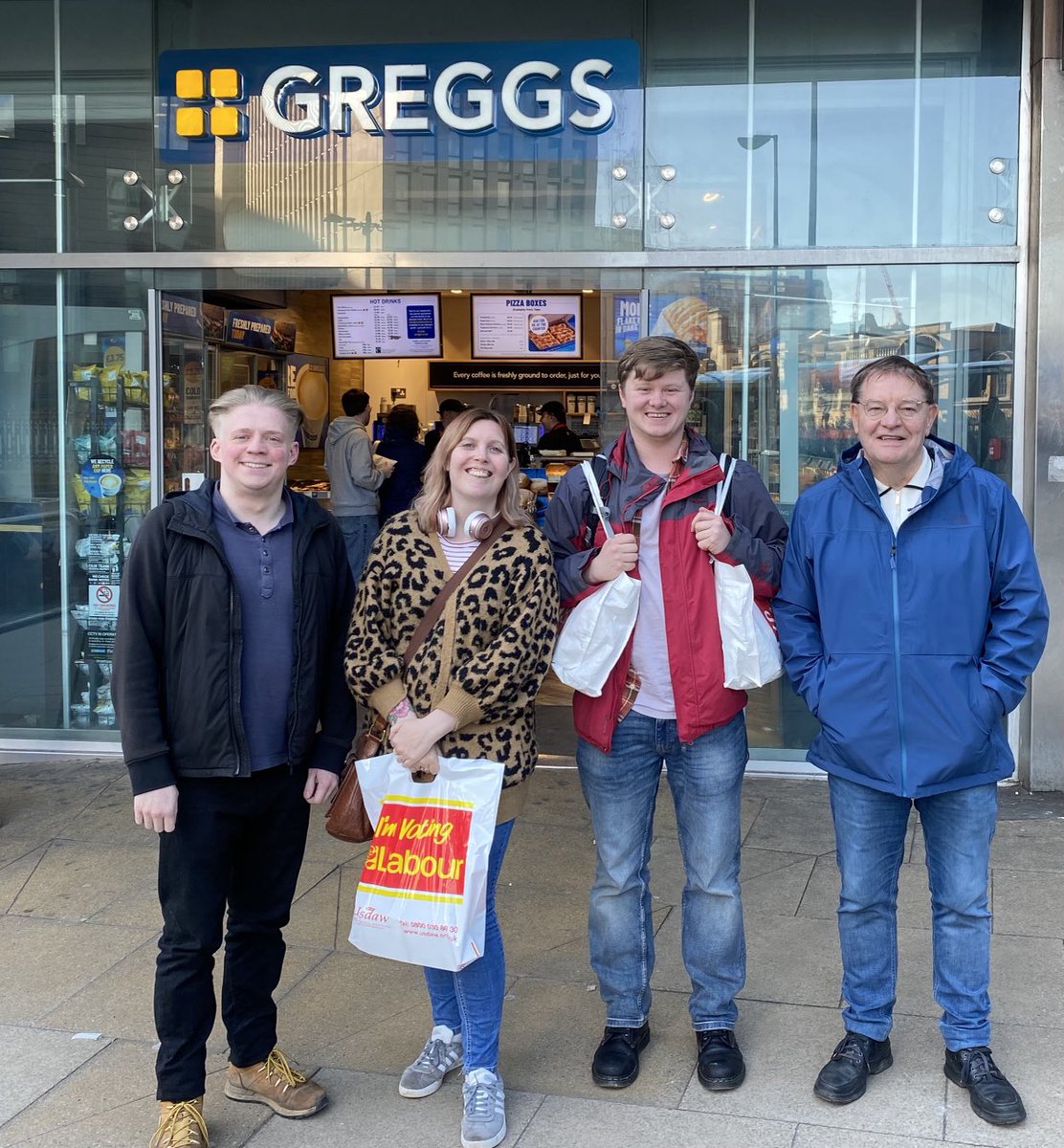 Blistering Campaign pace being set by -⁦@JonConnorLyons⁩ in Piccadilly You make this level of progress when you have an outstanding candidate and campaign team. Big thanks to Felix,Adele tonight Tommy took the pic and -⁦@CllrMarcus⁩ missed the pic.