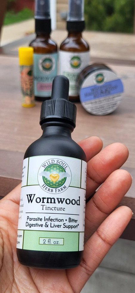 Wormwood is a bitter that's known to to kill bacteria, fungus & parasites. I took about 1/4 dropper full in 32 ounces of water & immediately felt the effects! Results vary, but if you're looking for a way to keep them WORMS in check visit👇 @wildsoul913 wildsoulherbfarm.etsy.com