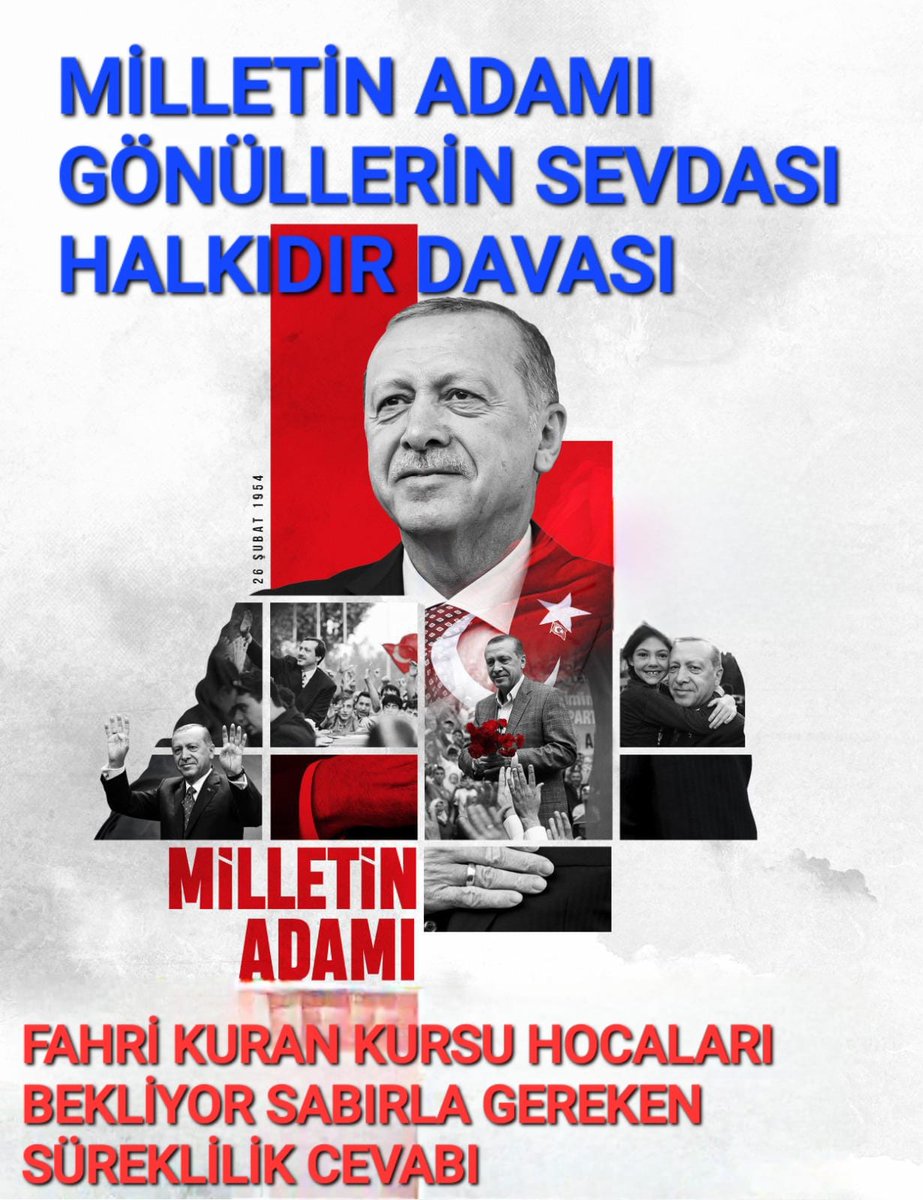 #Kadro 'lularla aynı görevi yapan ama sosyal hiç bir hakkı olmayan, 
#Diyanet Fahri Kur'an Kursu Öğreticileri devletimizden kendilerini #sözleşme ile müjdelemesini bekliyor.

#FahriÖgreticiMağdur

<a href="/RTErdogan/">Recep Tayyip Erdoğan</a>
<a href="/dbdevletbahceli/">Devlet Bahçeli</a>
<a href="/mervangul56/">Mervan Gül</a>
<a href="/mehmetsaityaz/">Mehmet Sait YAZ</a> 
<a href="/AvOzlemZengin/">Av. Özlem Zengin 🇹🇷</a>
<a href="/AyanNilhan/">Nilhan AYAN</a>
