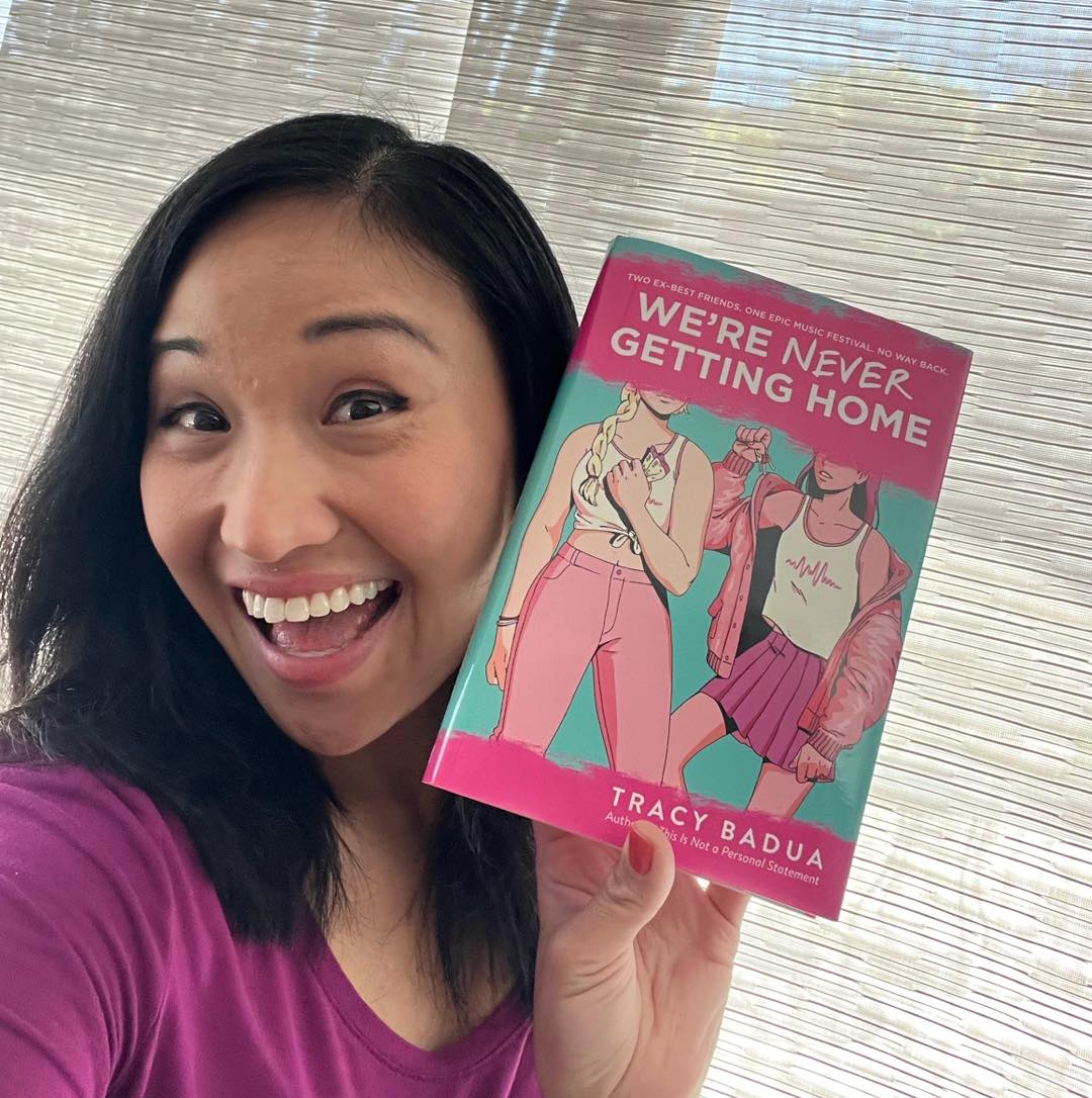 WE’RE NEVER GETTING HOME is out in the world today! I can’t wait for you all to meet my chaos ex-bff characters and watch them struggle their way through a fake Coachella harpercollins.com/products/were-…