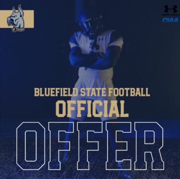 After a great conversation with @BMinor36 I am blessed to say I received an offer from Bluefield State University @CoachRamirezOL @D_DUBB9 @55FatBoi @joegonzalez__ @OfficialBobbyP