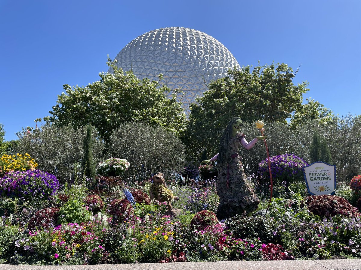 Made it to Epcot and the Flower & Garden festival