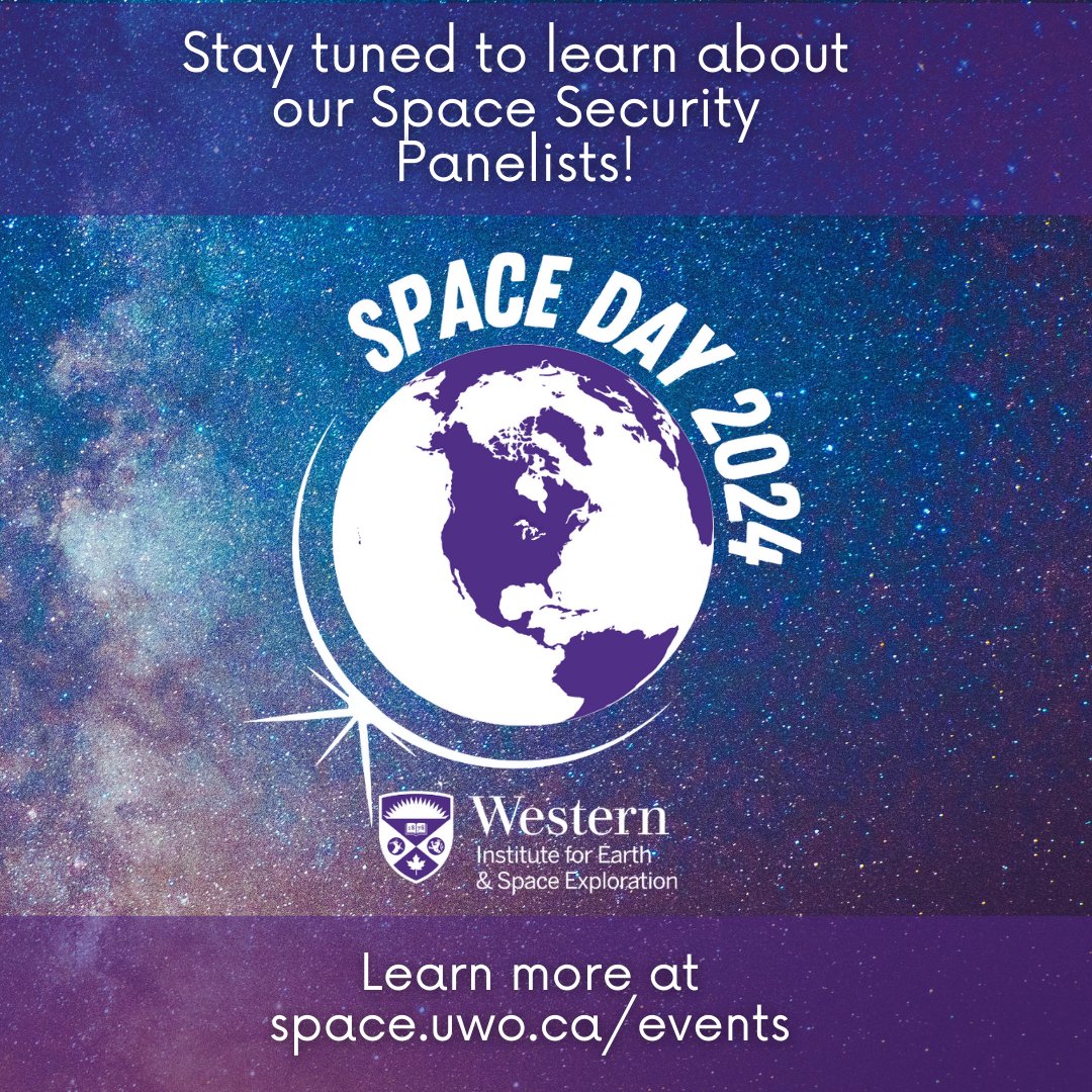 Meet our Space Day keynote: Dr. Jessica West, a senior researcher at Project Ploughshares 🌎 She will be speaking to us about space disarmament, putting people into space, and making peace and security more inclusive. Join us on April 30th in the Physics & Astronomy Atrium!