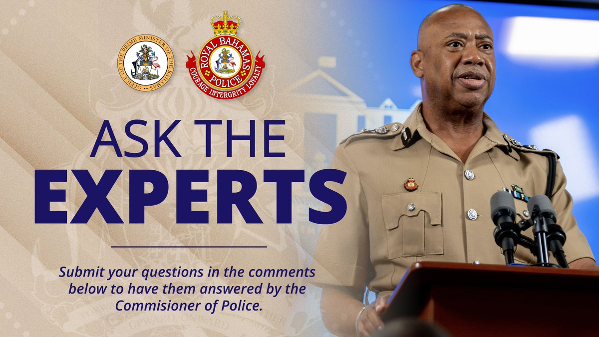 🔍 Curious about law enforcement in your community? 💼 Submit your burning questions below for our exclusive 'Ask the Experts' session with the Commissioner of Police! 🚔 Let's shed light on what matters most to you.