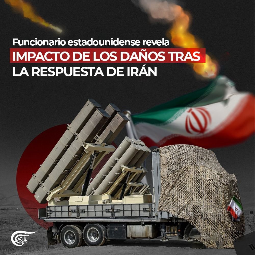 almayadeen_es's tweet photo. Un funcionario de Estados Unidos explicó el efecto de sólo 9 de los misiles de Irán que no fueron interceptados.

Como la ocupación israelí tiene un historial de ocultar cifras reales y subestimar las pérdidas, se estima que el daño sea mucho mayor que estos informes.

#Iran #Misiles #Israel #Armas #EEUU