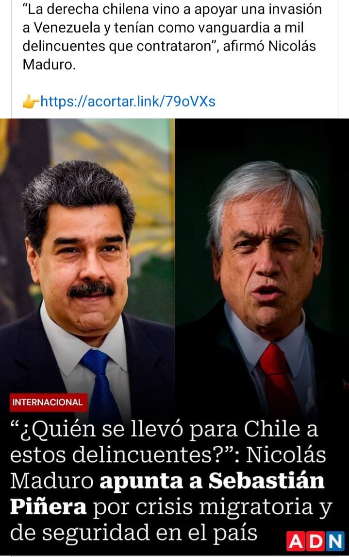 Piñera trajo delincuentes de Venezuela para que votaran por la derecha 👇