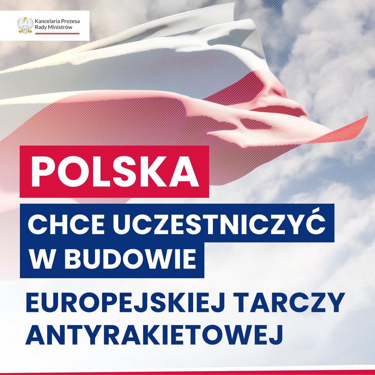 W kwestii ochrony naszego kraju wszyscy musimy być solidarni. Polska chce uczestniczyć w budowie tzw. „żelaznej kopuły”, która będzie chronić europejskie niebo 🇵🇱🇪🇺