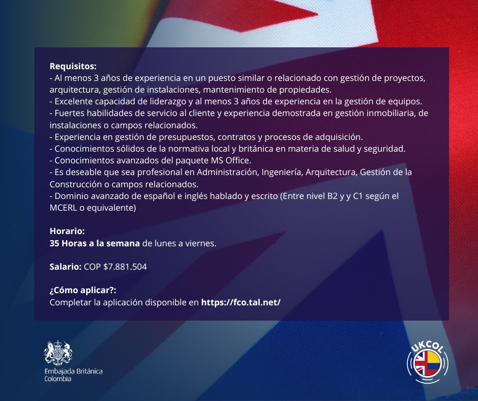 UKinColombia tweet picture