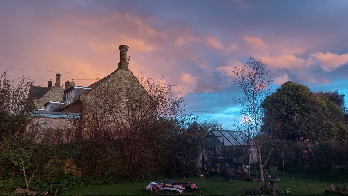 Funny old light this evening... #Northumberland