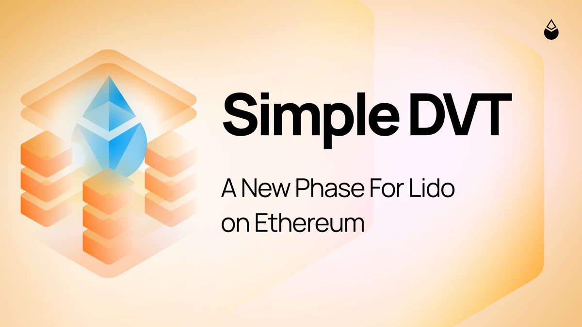 The Lido Simple DVT Module is here 🌐 72 net-new Node Operators, including solo stakers, powered by @ObolNetwork-based Distributed Validator Technology (DVT), are ready to run validators. Net-new ETH deposits to Lido on Ethereum will be automatically directed by the Staking…