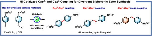 Ni-Catalyzed Csp2 and Csp3 Coupling for Divergent Bisboronic Ester Synthesis (@JOC_OL): pubs.acs.org/doi/10.1021/ac….