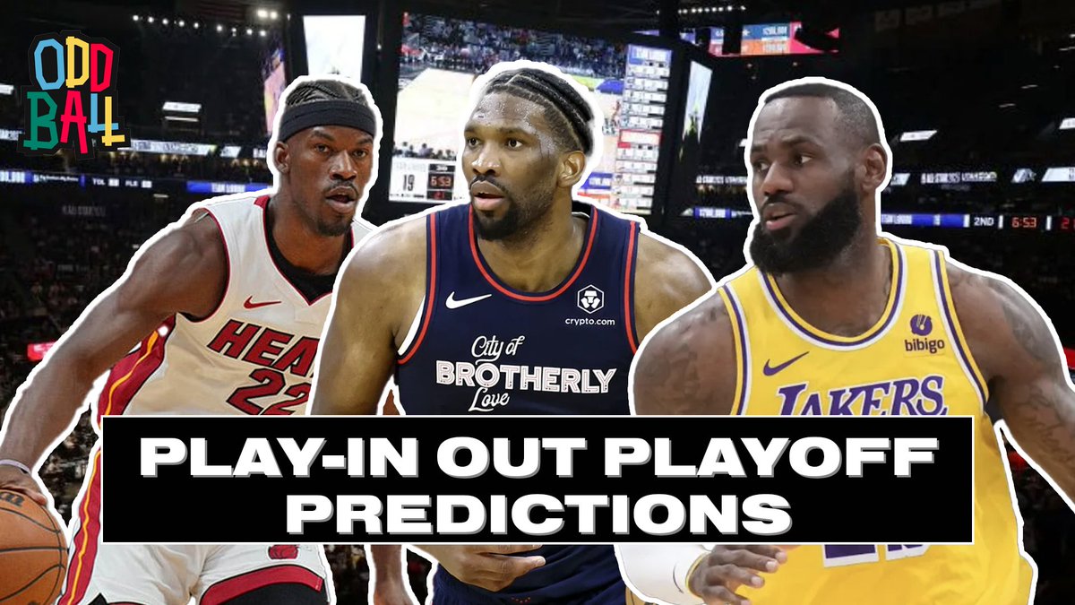 🚨NEW ON ODDBALL🚨 -@DarthAmin and @TheWilderThings way-too-early NBA playoff predictions. - A look at the NBA play-in games. - & More. WATCH: youtu.be/_Da56S1ZbQY?fe…