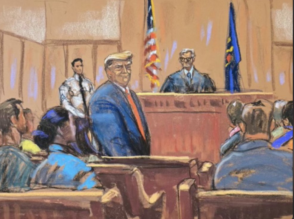 🚨 Milieu de l'après-midi à Manhattan et au second jour du procès de Donald Trump, TROIS membres du jury sont confirmés. 

Pour rappel, le jury sera constitué de 12 New-Yorkais (et 6 remplaçants).