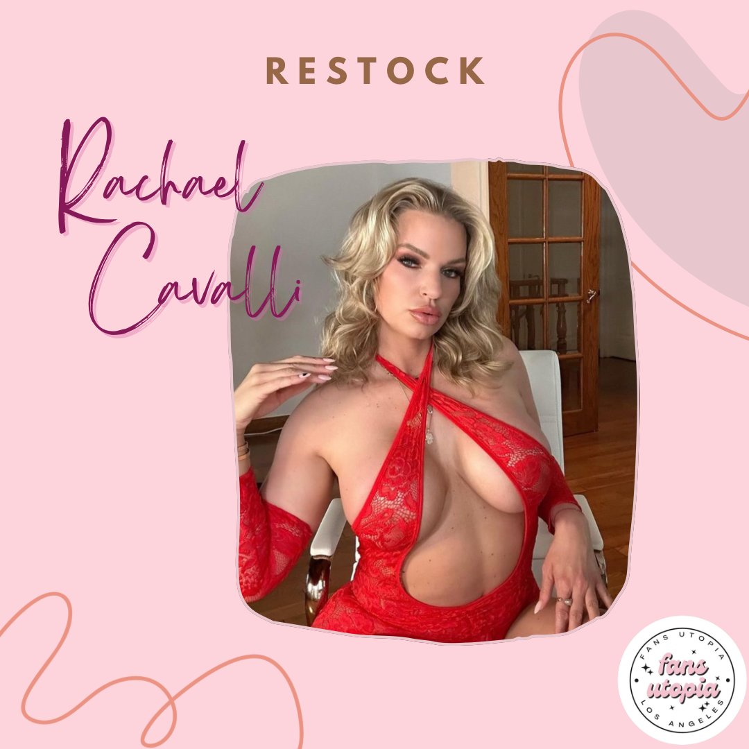 🔥 Restock Alert! 🔥 Dive into the seductive world of @RachaelCavalli ’s used treasures. From lingerie to memorabilia, indulge in a little piece of passion. ❤️✨ Hurry, they’re flying off the shelves faster than a wink 😉💋 #fansutopia #rachaelcavalli #restock #fyp #foryou…