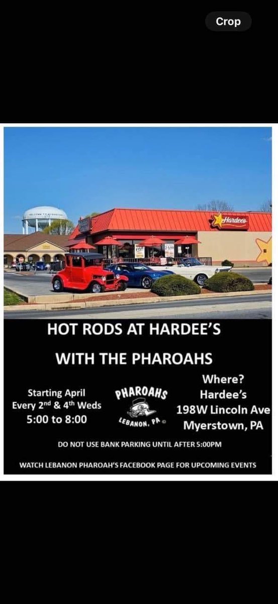 RealCrazyVapor's tweet image. Hot Rods @ Hardee's!

@HardeesOf17067 

#HardeesMyerstown #Hardees