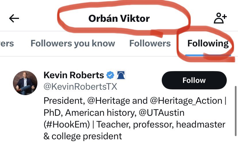 1) Perhaps you wonder why Viktor Orban is following Kevin Roberts, the president of Heritage Foundation. It’s because the Hungarian state-funded right wing Danube Institute is now allied with Heritage Foundation. Some people missed that, so I will prove it next⬇️