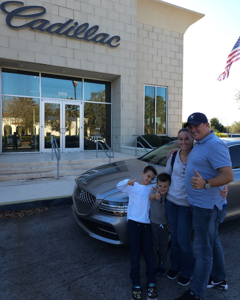 🎉 Congratulations to the DeVault Family on the purchase of their stunning #FieldsPreOwned 2023 Genesis G70T! 🚗💨 A big thank you to our sales expert, Pankaj 'PJ' Sital, for providing an exceptional customer experience. 🌟#FieldsCadillac #PreOwned #PreOwnedCars #Genesis #G70T