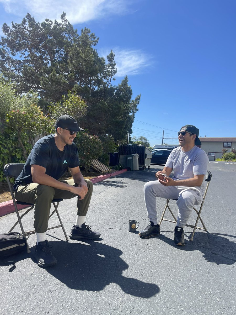 Beautiful day in SF to catch up with the OG <a href="/GilbertMelendez/">Gilbert Melendez</a>