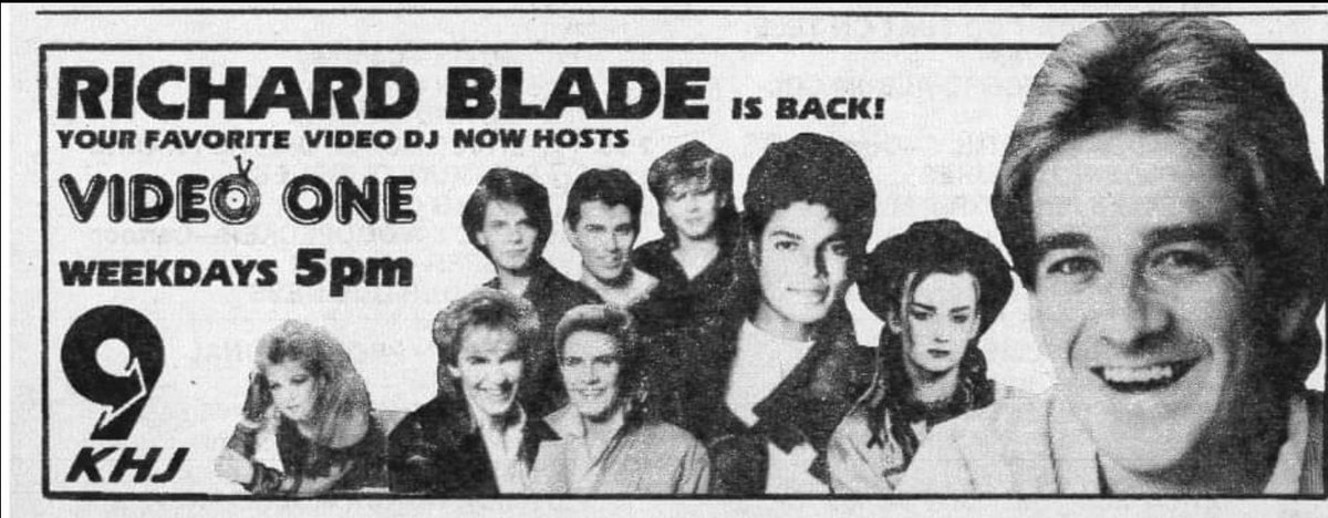 40 years ago today, Monday April 16th, 1984 (yes, the 16th was a Monday in '84) I started with Video One on KHJ Ch 9 in Los Angeles, and about 30 other stations. It was such a fun show to host. Do you remember Video One, and did you hurry home from school to watch it every day?