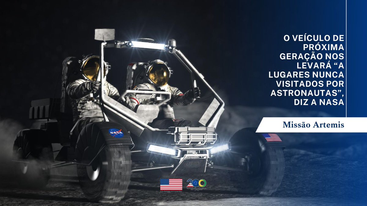A NASA e o Japão estão desenvolvendo um jipe-robô para explorar a Lua. Empresas americanas estão colaborando para avançar na tecnologia, preparando-se para futuras missões Artemis. A próxima geração de veículos promete expandir nossa exploração lunar. bit.ly/3xBaqzz