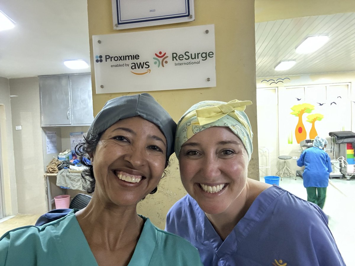 Great meeting these inspiring group of women plastic surgeons at Ethiopia’s premier plastic surgery training program, at Alert Hospital. And wonderful watching the training collaboration with @ReSurge using technology from @Proximie