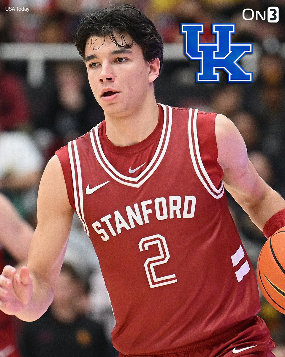 NEWS: Kentucky has contacted Stanford transfer SF Andrej Stojakovic, @KSRonX reports👀 He is the son of former NBA All-Star Peja Stojakovic and a 2023 McDonald's All-American. on3.com/transfer-porta…