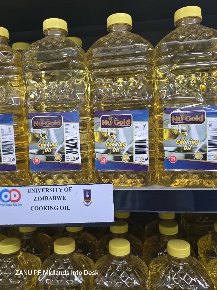 This cooking oil, now available in supermarkets, is the product of innovative work by University of Zimbabwe students. Their accomplishment is a testament to the growing emphasis on entrepreneurship and innovation in Zimbabwe's education system. President ED Mnangagwa's call for
