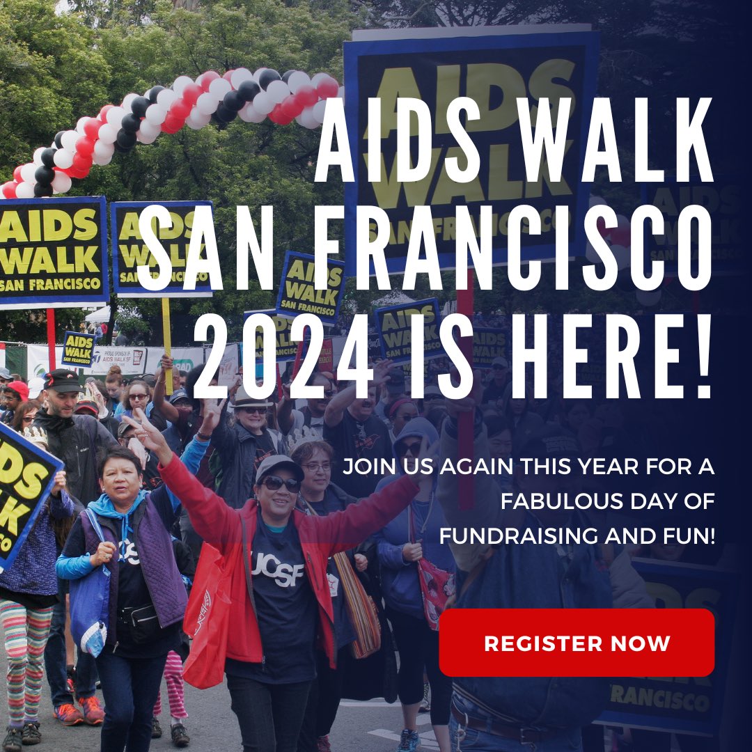 Did you hear the news?? AIDS Walk San Francisco is BACK! Lace up your walking shoes and get ready to see our impact in action! We can’t wait to see you all on Sunday, July 21 🎉🚶‍♂️

Register today using the link in bio